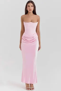 House Of Cb Pink Persephone Dress Size 10 for rent on The Volte - image 1