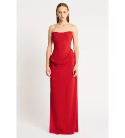 Sass & Bide Kahlo Maxi Dress In Red Size AU 6 for rent on The Volte - image 1