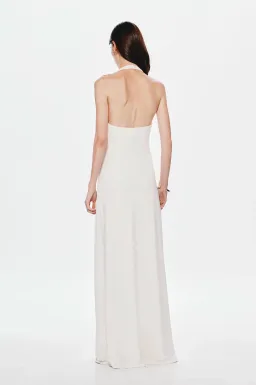MISHA Jennifer Cupro Maxi White Size 4 for rent on The Volte - image 3