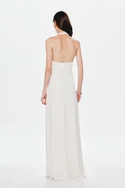 Misha Jennifer Cupro Maxi in White Size 8 for rent on The Volte - image 3