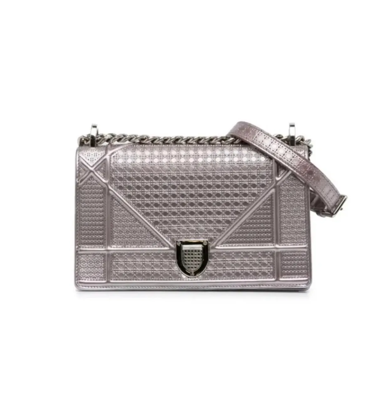 Dior Diorama Bag Silver  for rent on The Volte - main image