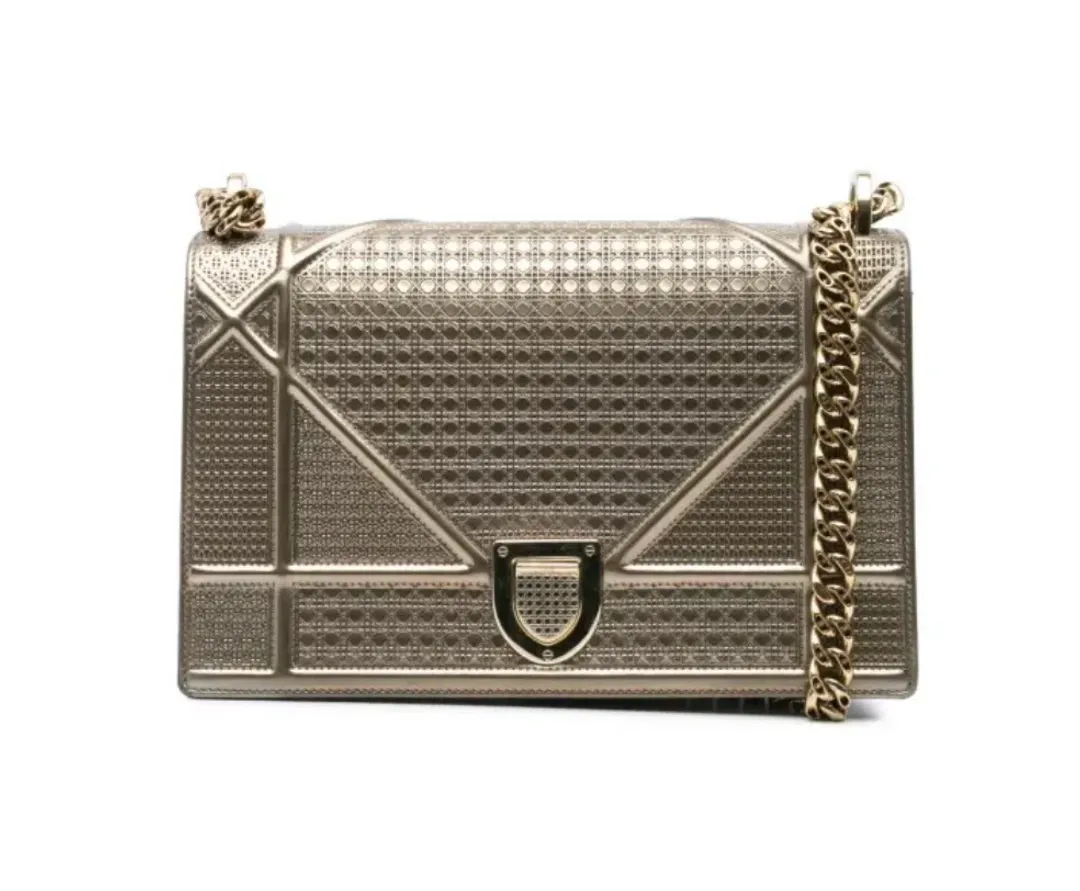 Dior Diorama Gold Bag for rent on The Volte - main image
