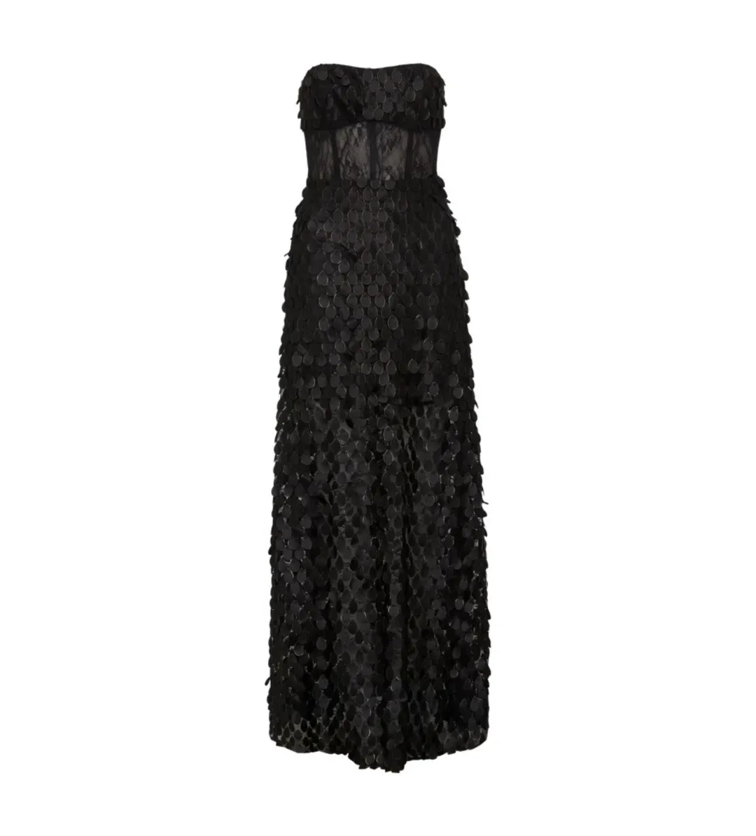 Manning Cartell Supreme Extreme Strapless Gown Black Size AU 6 for rent on The Volte - main image