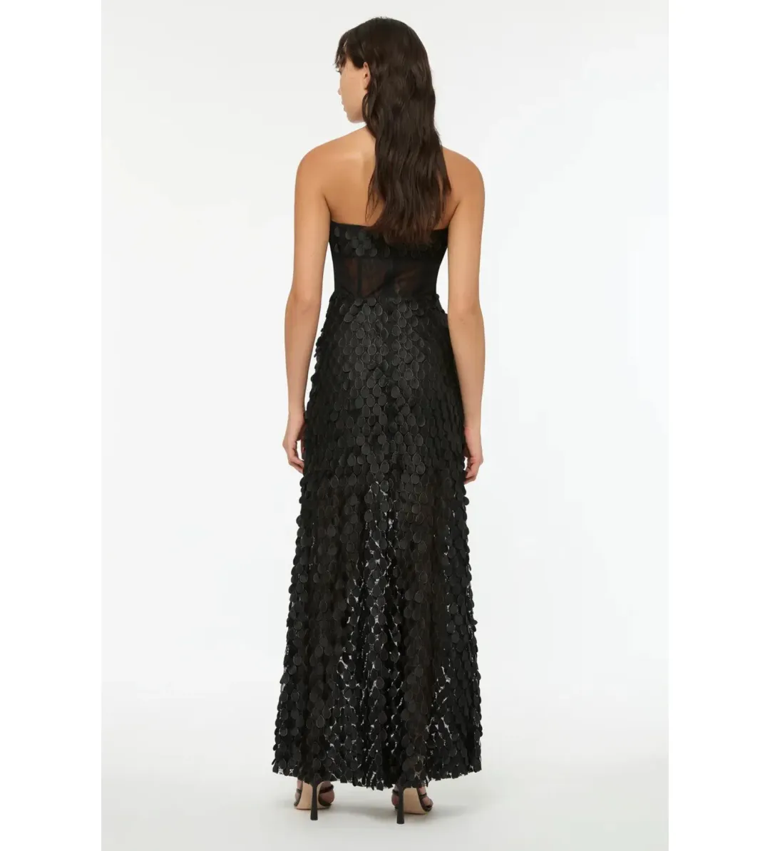 Manning Cartell Supreme Extreme Strapless Gown Black Size AU 10 for rent on The Volte - main image