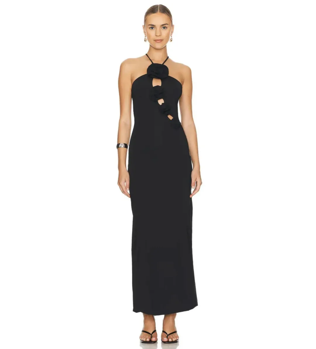 Maygel Coronel Liri Maxi Dress Black One Size for rent on The Volte - main image