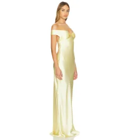 Natalie Rolt Bridget Gown Lemon Size 0/AU 6 for rent on The Volte - image 2