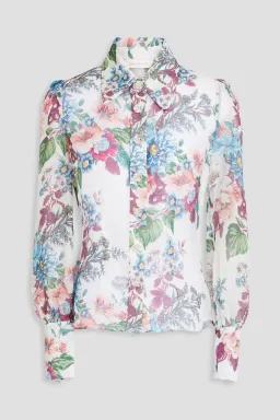 Zimmermann Matchmaker Floral Body Shirt Size 8/0 for rent on The Volte - image 1
