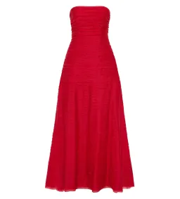 Aje Soundscape Maxi Dress in Scarlet Red Size 6 for rent on The Volte - image 4