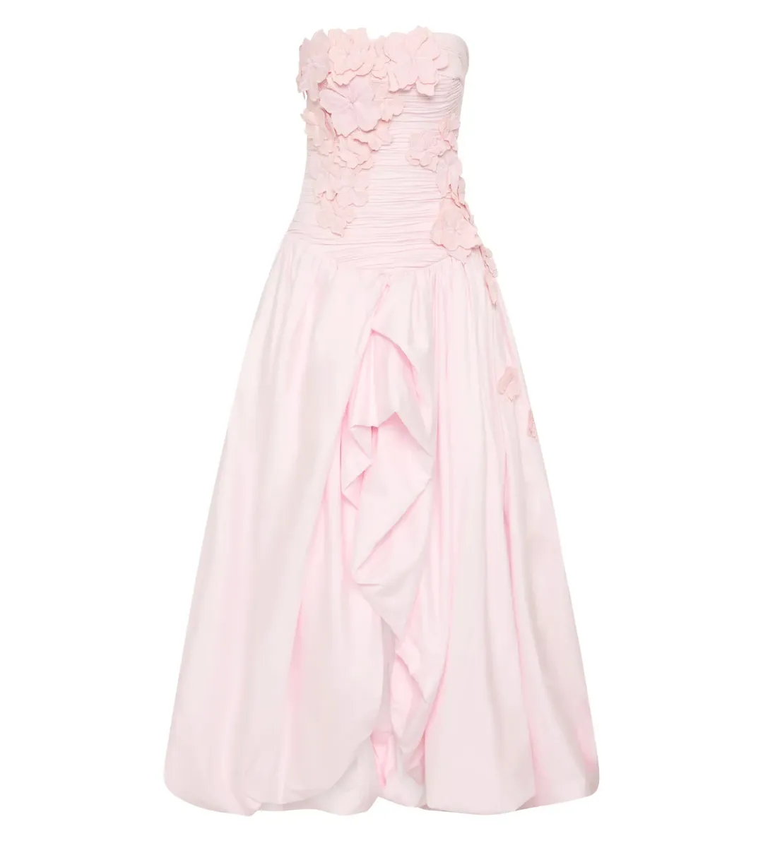 Aje Splendour Flower Gown in Pink Size AU 8 for rent on The Volte - main image