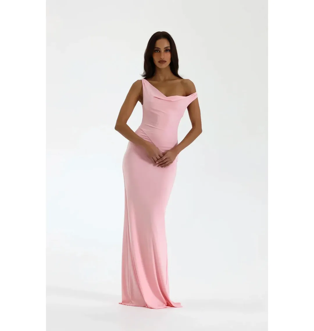 Natalie Rolt Bettina Gown Blossom Pink Size 0 / AU 6 for rent on The Volte - main image