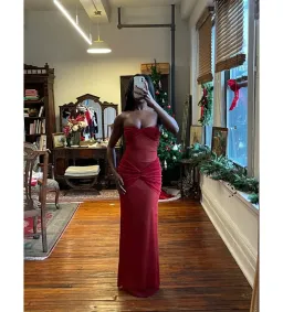 Mirror Palais Starlite Dress in Red Size 6/XS for rent on The Volte - image 3
