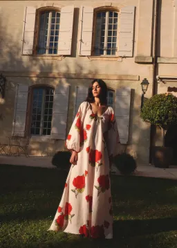 Morton Mac Delphina Dress Tall Crimson Ivy One Size for rent on The Volte - image 3