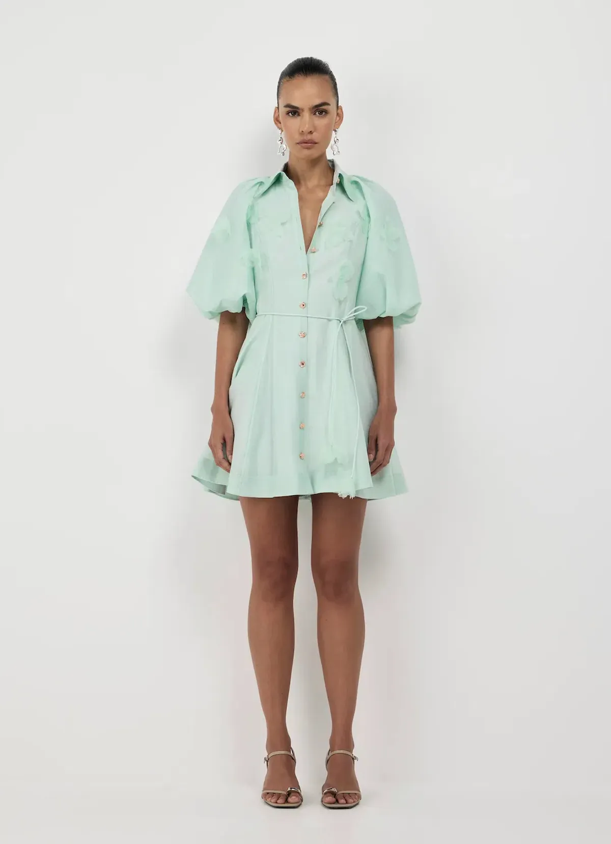 Sheike  Rose Garden Mini Dress Size 12 for rent on The Volte - main image