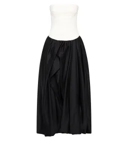 Aje Ivory Violette Bubble Hem Maxi in Black/white Size AU 8 for rent on The Volte - image 5