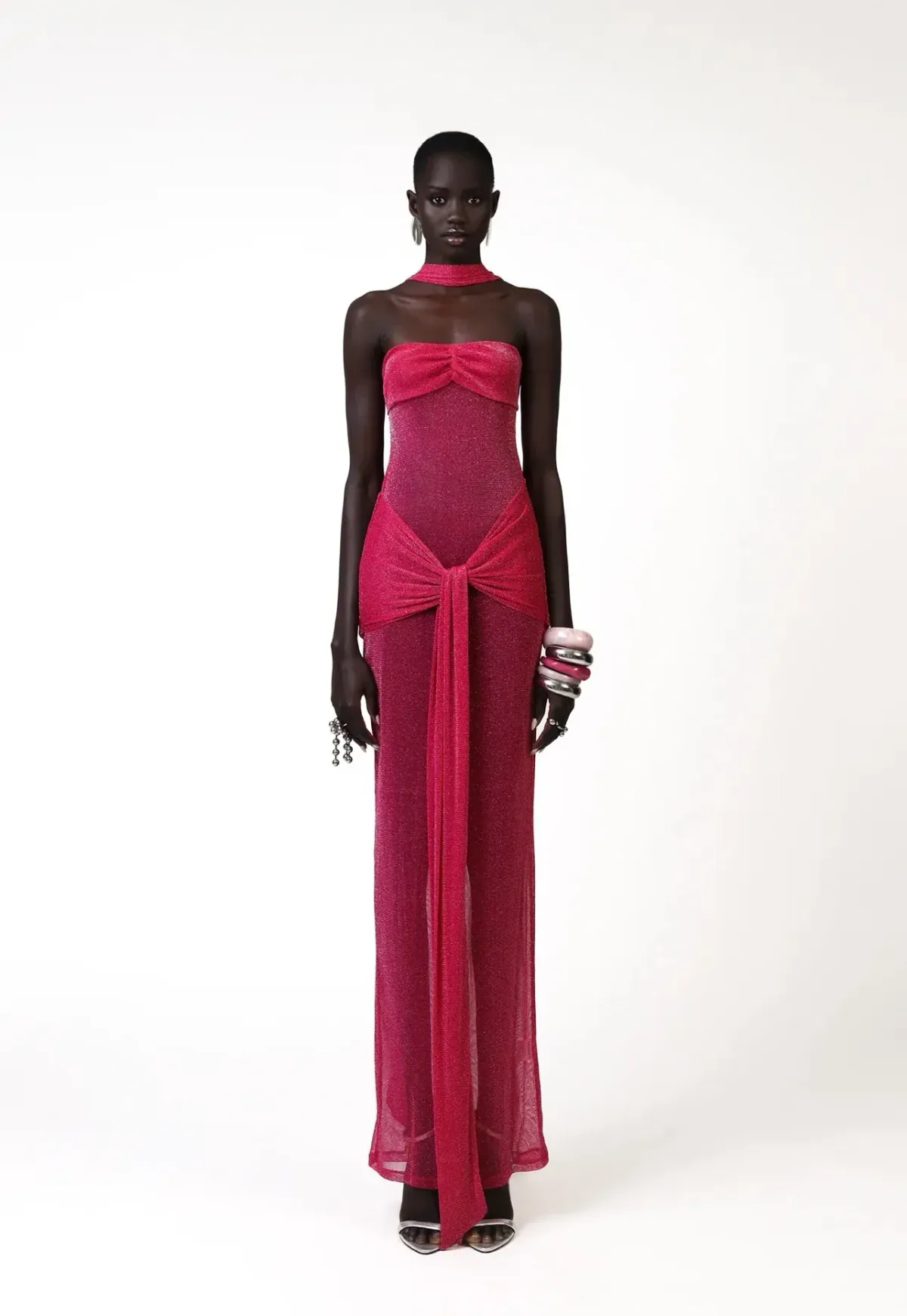 Khanums Kesca Dress in Pink Size S / AU 8 for rent on The Volte - main image