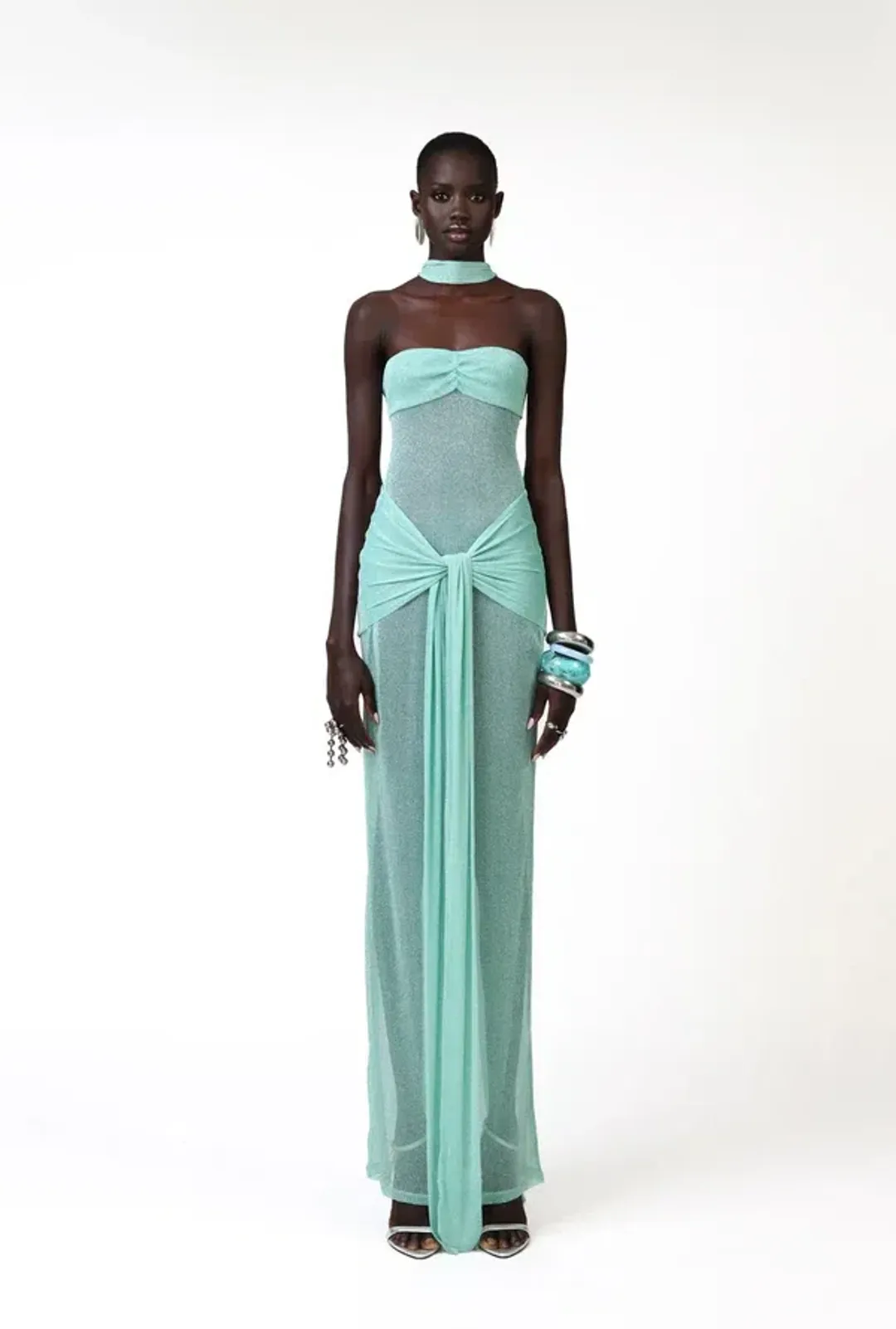 Khanums Kesca Dress in Mint Size S / AU 8 for rent on The Volte - main image