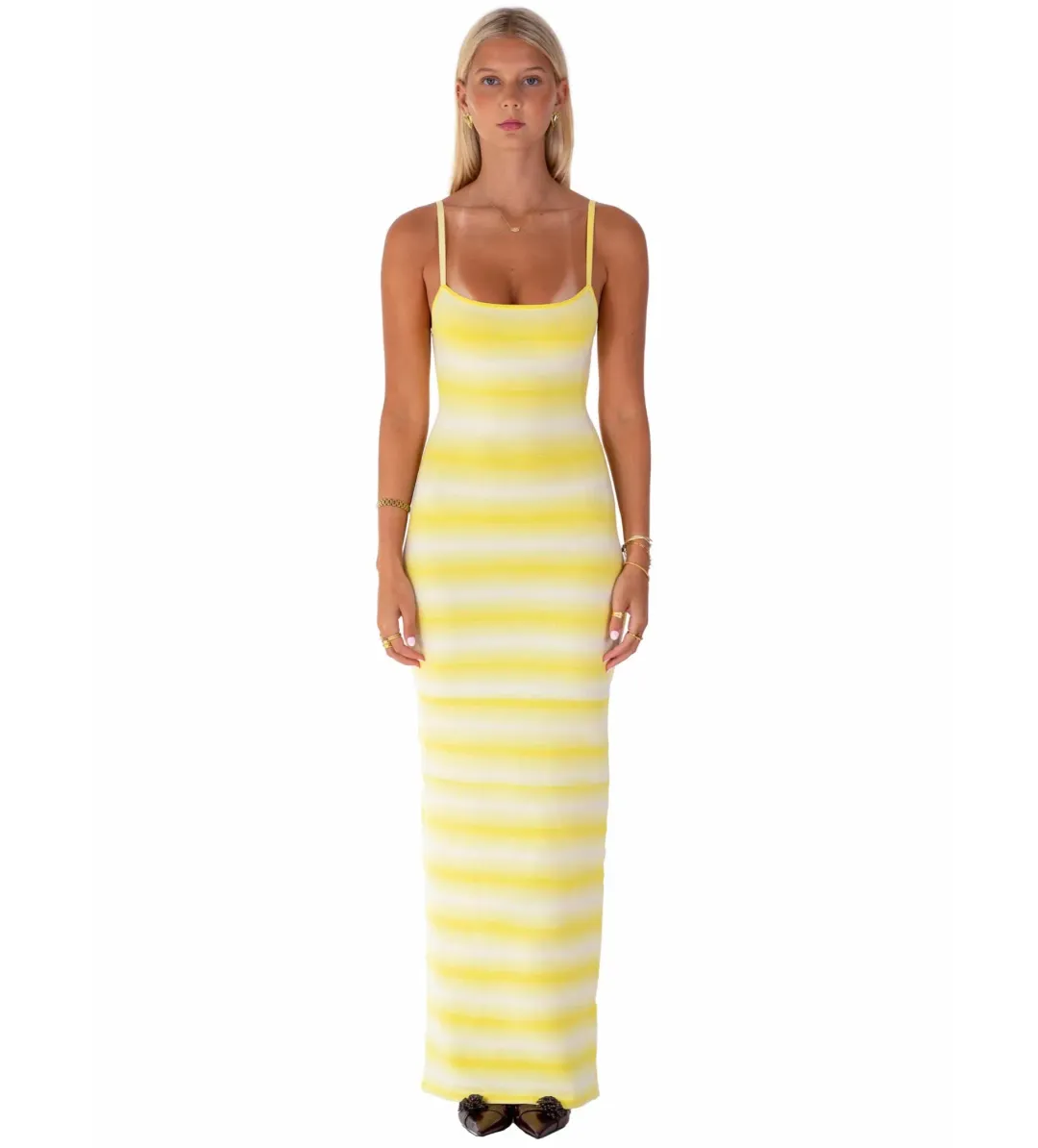 I am Delilah Elsa Maxi Dress Lemon Size S / AU 8 for rent on The Volte - main image