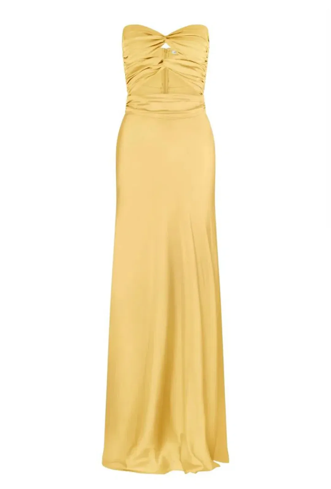 HNTR The Label Inka Gown in Gold Sun Size XS  /AU 6 for rent on The Volte - main image