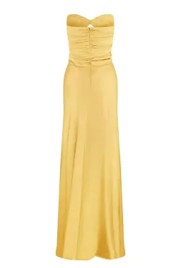 Hntr The Label Inka Gown in Gold Sun Size S/AU8 for rent on The Volte - image 4