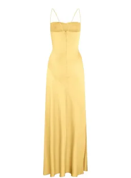 HNTR the Label Gaia Gown in Gold Sun Size S/AU8 for rent on The Volte - image 3