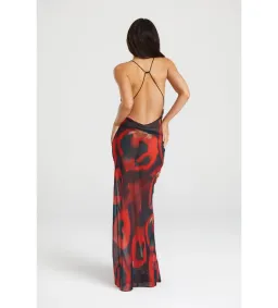 Sasha Therese Serene Maxi Dress Red Size AU 10 for rent on The Volte - image 4