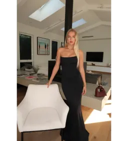 HNTR the Label Louie Gown in Noir Size S / AU 8 for rent on The Volte - image 2