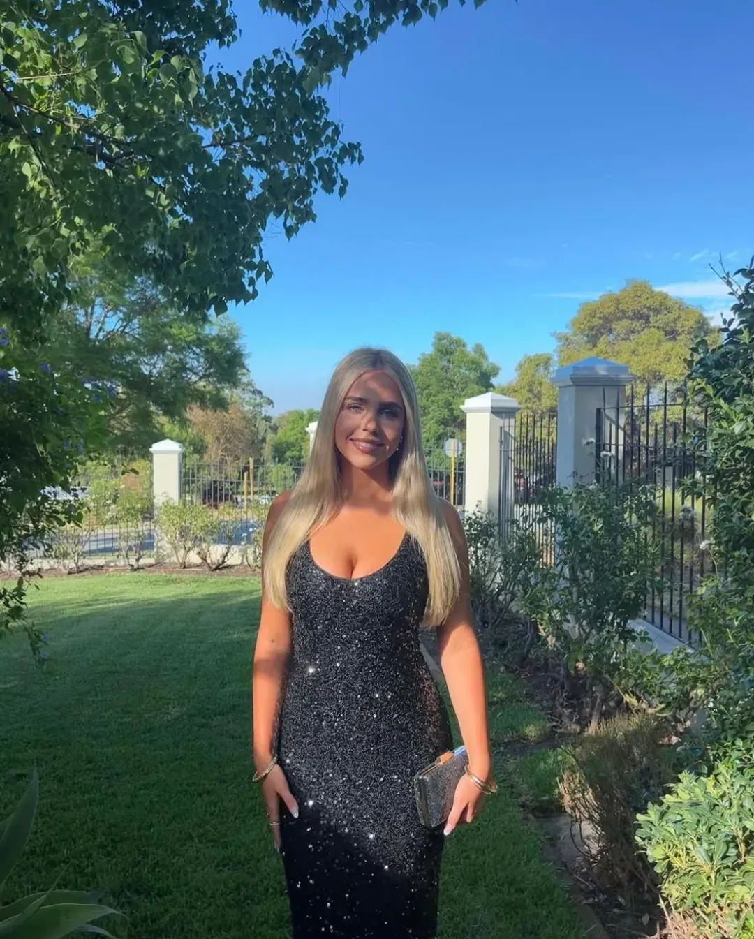 NBD Janhvi Maxi Dress Black Size S/AU 8 for rent on The Volte - main image