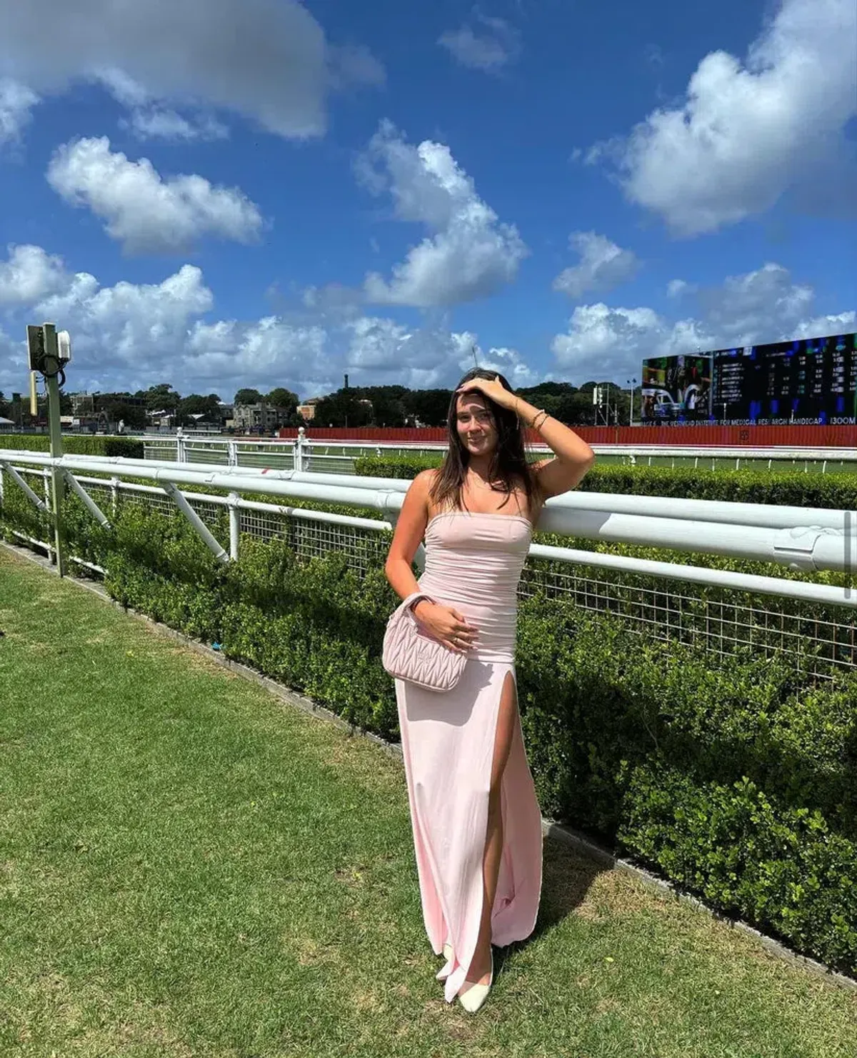 Mode Mila Remi Maxi Dress in Ribbon Size M/AU10 for rent on The Volte - main image