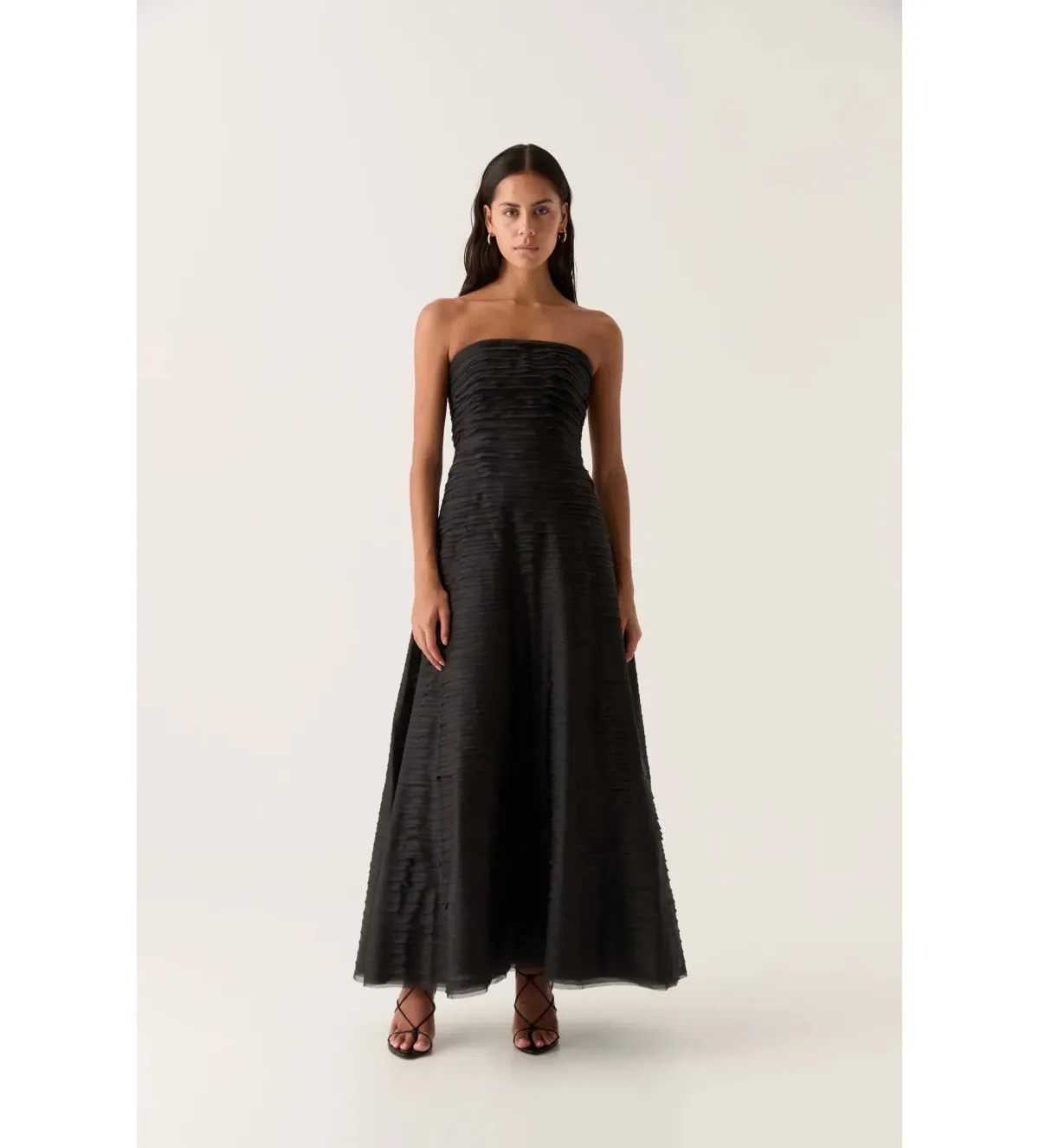 Aje Soundscape Maxi Dress in Black Size AU6 for rent on The Volte - main image