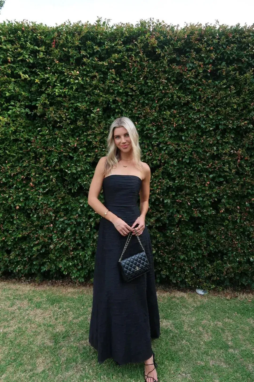 Aje Soundscape Maxi Dress in Black Size AU 8 for rent on The Volte - main image
