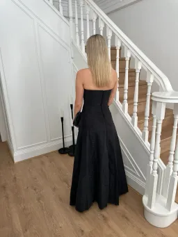 Aje Soundscape Maxi Dress in Black Size AU 8 for rent on The Volte - image 4