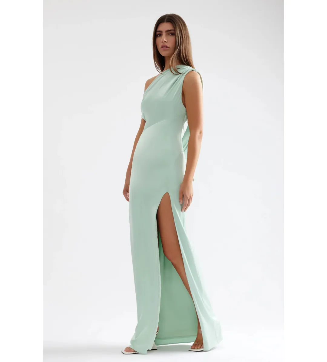Studio Lexi Jayne Maxi Dress in Mint Size 12 for rent on The Volte - main image