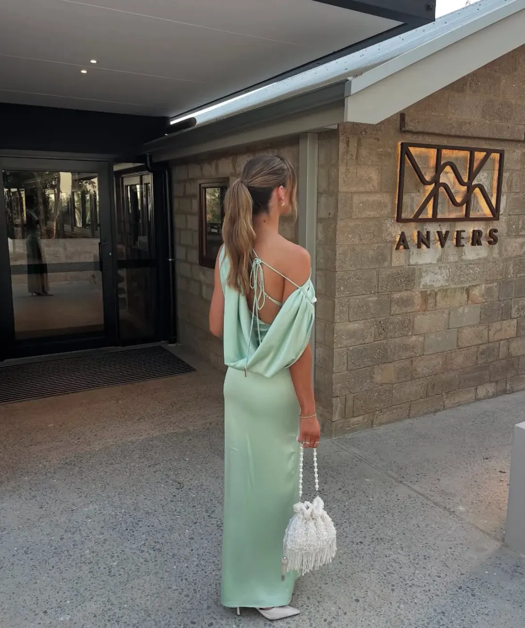 Lexi Jayne Maxi Dress in Mint Size AU 6 for rent on The Volte - main image