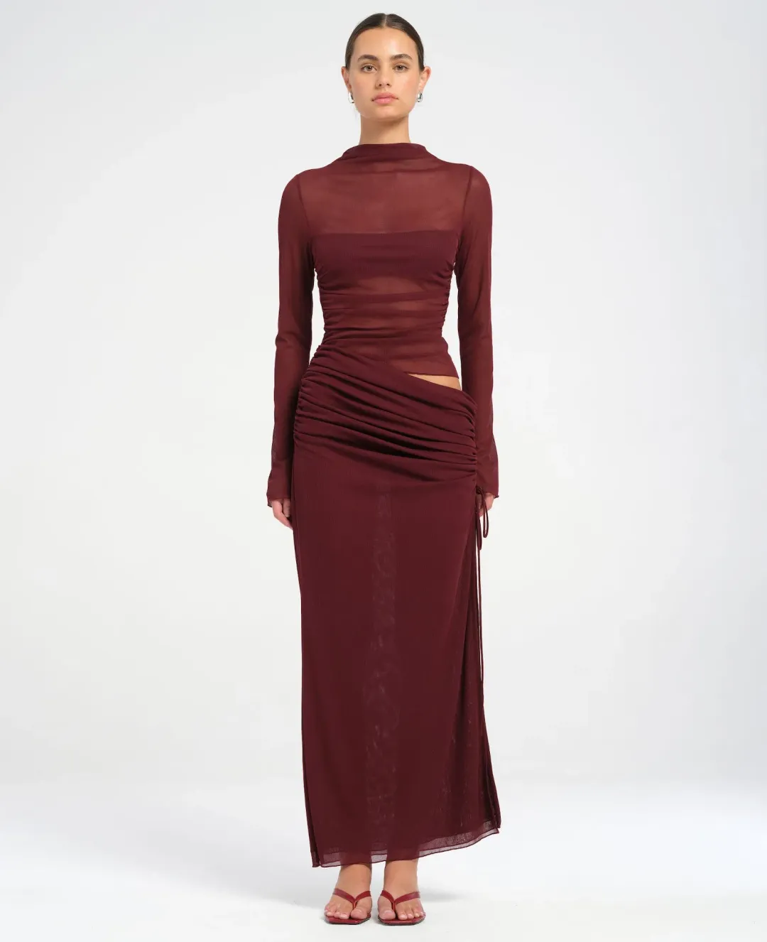 Benni Mable Maxi Dress Plum Size 8 for rent on The Volte - main image