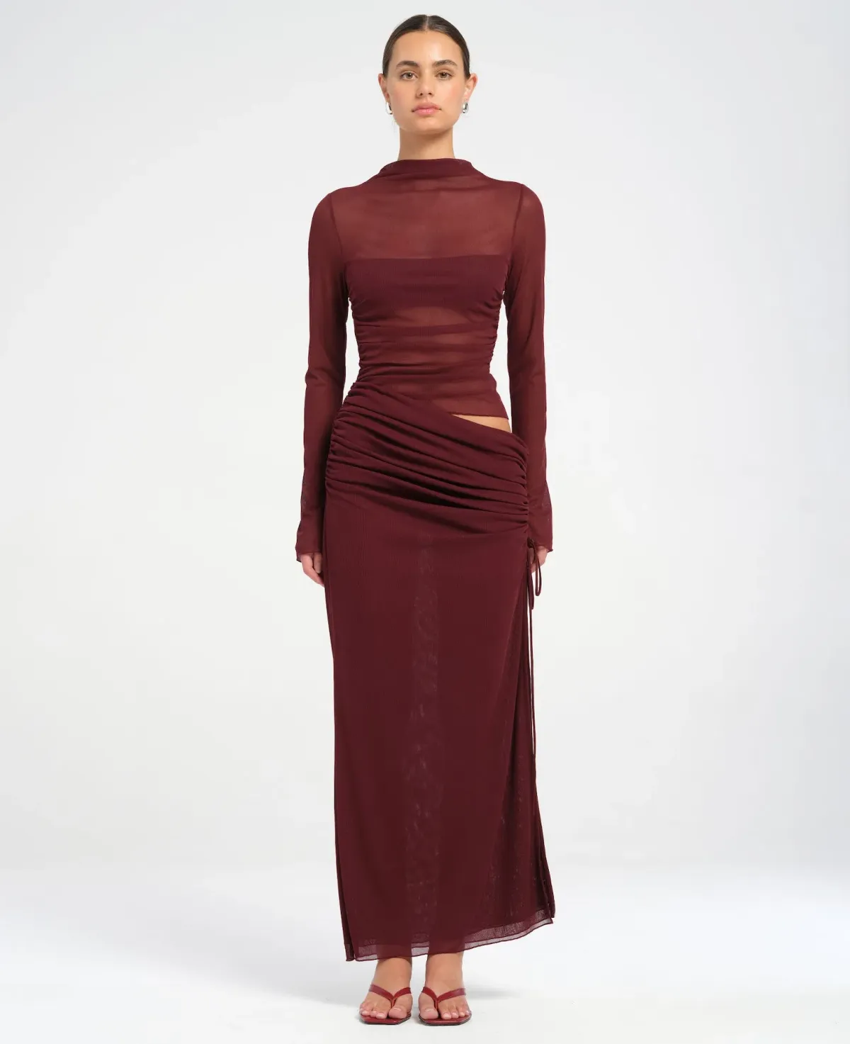 Benni Mable Maxi Dress Plum Size 8 for rent on The Volte - main image
