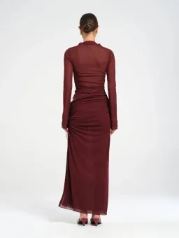 Benni Mable Maxi Dress Plum Size 8 for rent on The Volte - image 3