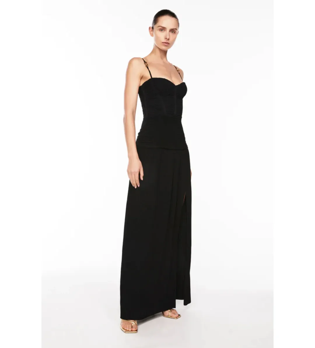 Manning Cartell Double Time Pleat Black Size S/AU 8 for rent on The Volte - main image