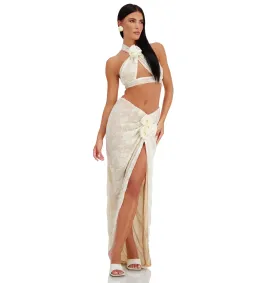 Alamour the Label Celestina Set Cream Size XS/AU 6 for rent on The Volte - image 3