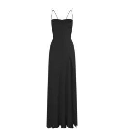 HNTR  The Label Noir Gaia Maxi Gown Black Size 8 for rent on The Volte - image 1