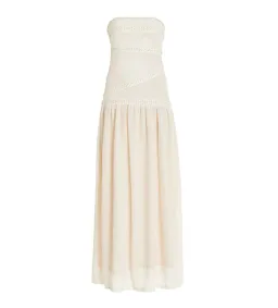 Fait Par Foutch Colette Maxi Dress in Ivory Size XXS / AU 4 for rent on The Volte - image 3
