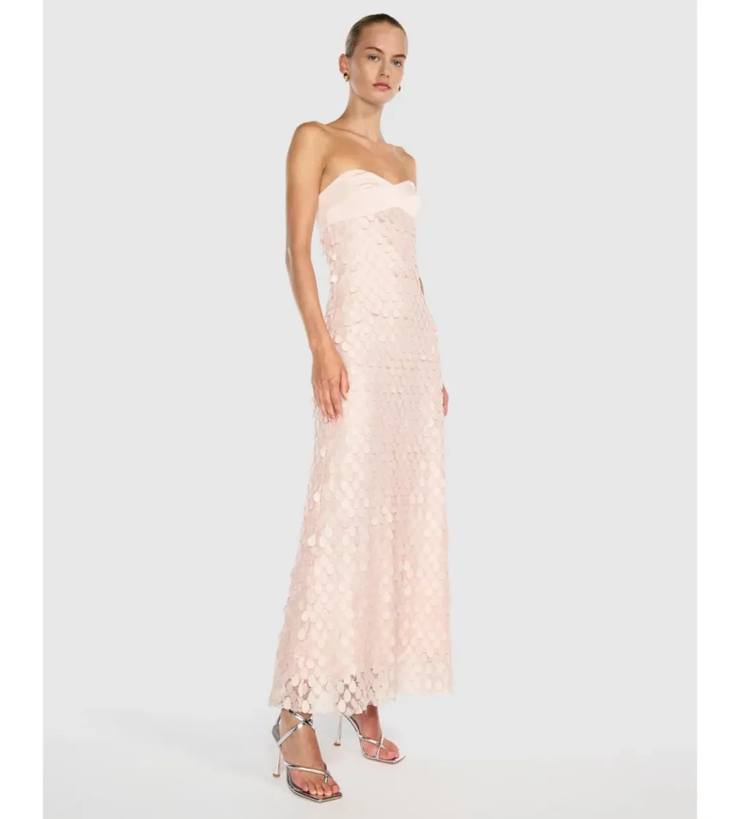 Manning Cartell Supreme Extreme Balconette Maxi Dress Rosewater Size AU 4 for rent on The Volte - main image