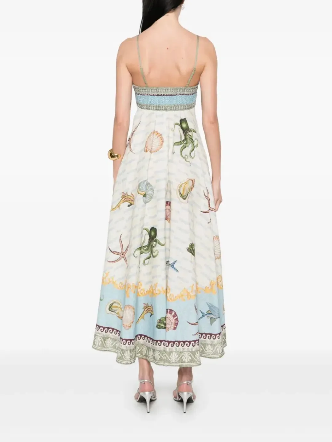 Alemais Bathhouse Sundress Midi Size AU 10 for rent on The Volte - main image