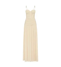 Manning Cartell Double Time Pleat Maxi Dress Nougat Size S/AU 8 for rent on The Volte - image 8