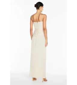 Manning Cartell Double Time Pleat Maxi Dress Nougat Size S/AU 8 for rent on The Volte - image 7