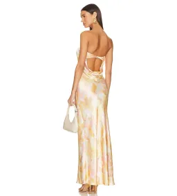 Bec & Bridge Indi Strapless Maxi Floral Size AU 8 for rent on The Volte - image 6