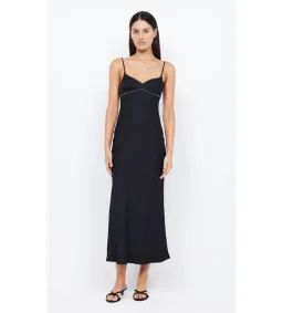 Bec & Bridge Emery Midi Dress Black/Ivory Size AU 8 for rent on The Volte - image 1