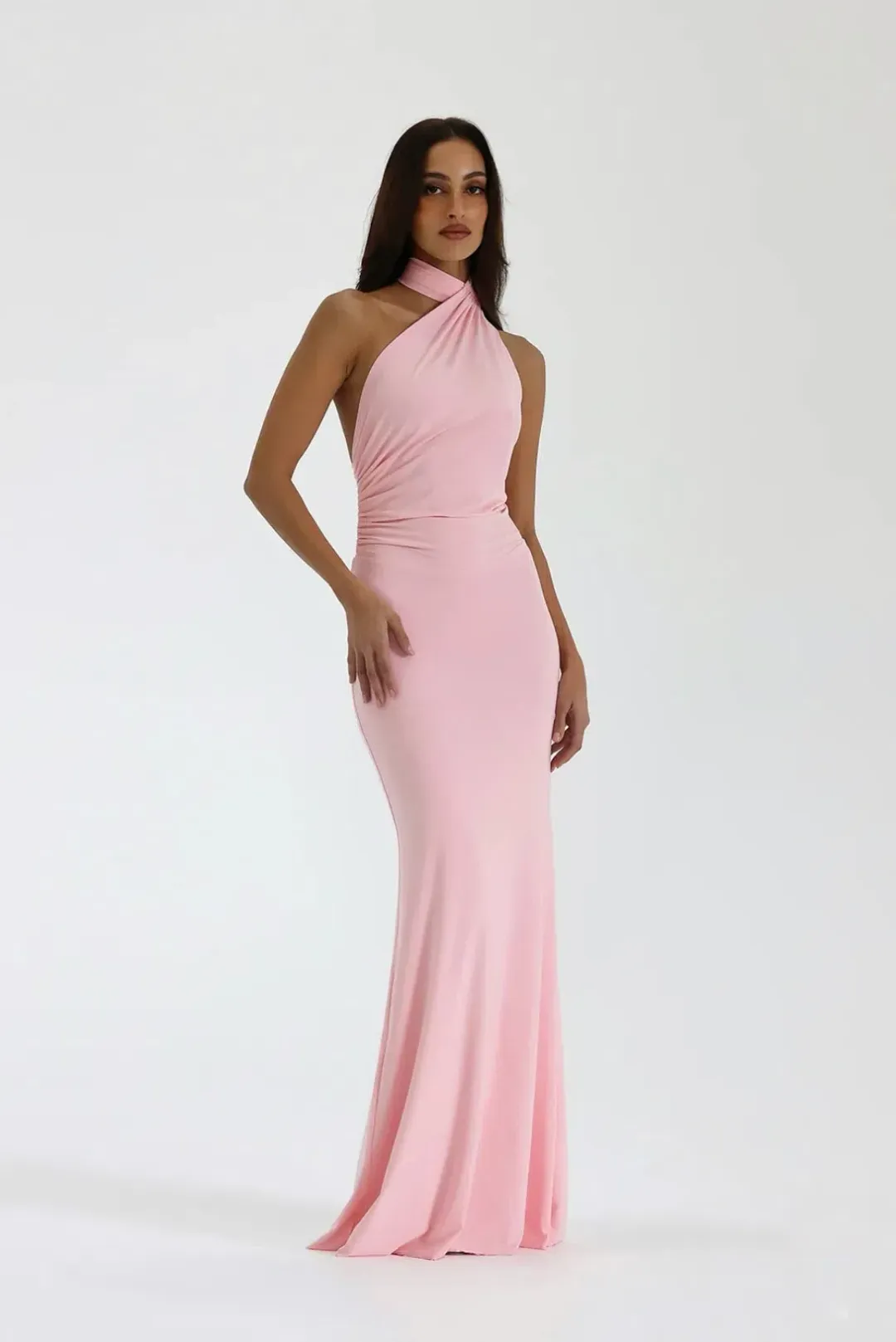 Natalie Rolt Blossom Pink Fabienne Gown Size AU 8 for rent on The Volte - main image