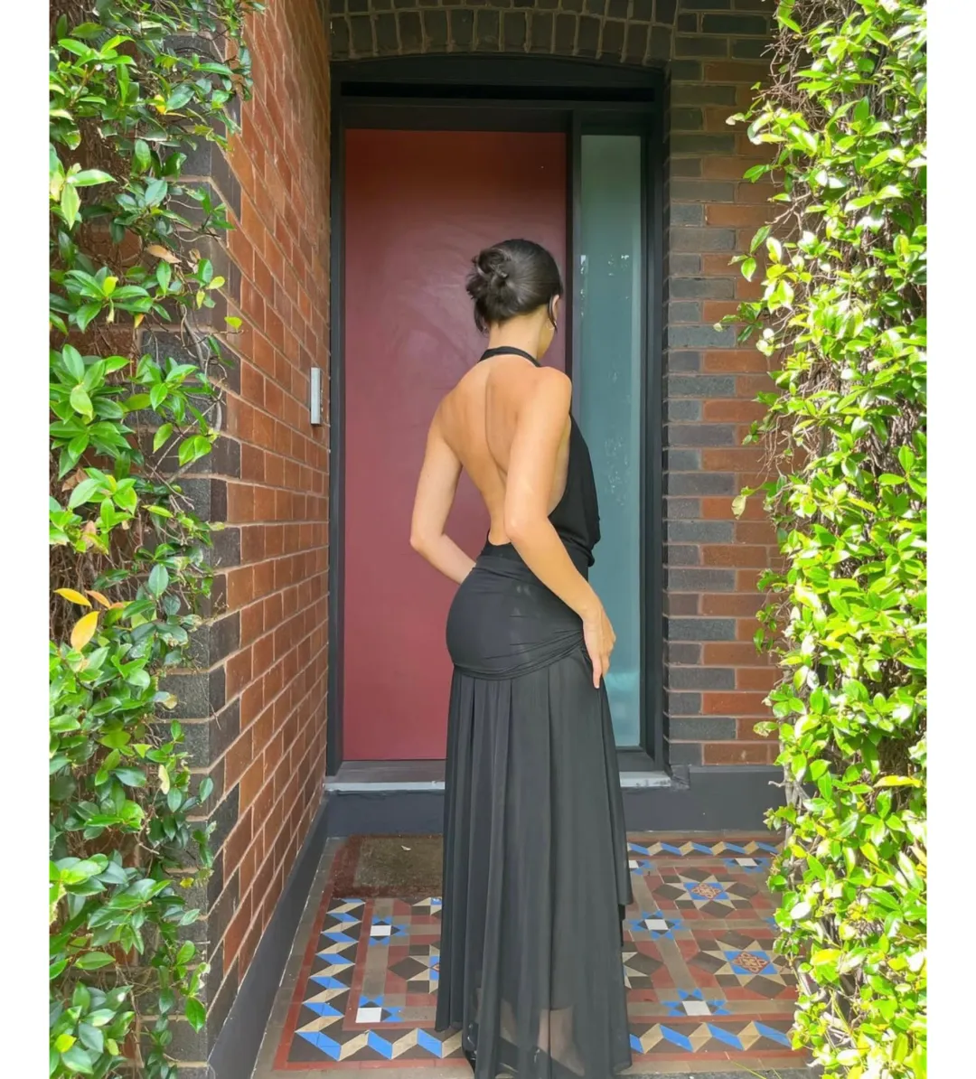 Raphaella Santana  Hera Dress Black Size 10 for rent on The Volte - main image