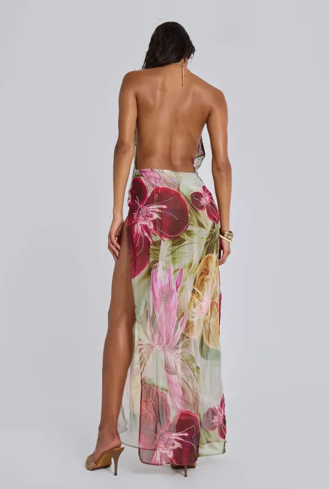 Jaded London Dahlia Maxi Dress Size AU 8 for rent on The Volte - main image