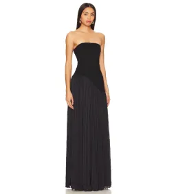 Lovers and Friends Alice Strapless Gown Black Size M/AU 10 for rent on The Volte - image 2